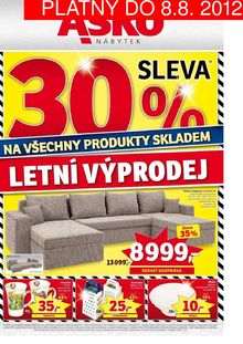 akční leták ASKO 26.7.2012-8.8.2012