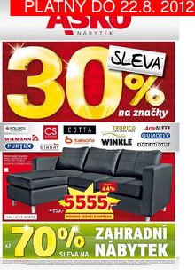 akční leták ASKO 9.8.2012-22.8.2012