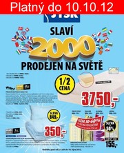 akční leták Jysk 27.9.2012-10.10.2012