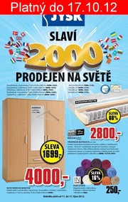 akční leták Jysk 11.10.2012-17.10.2012