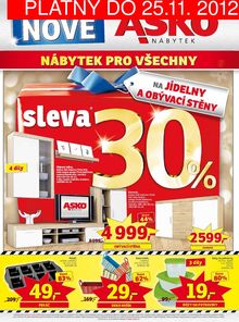 akční leták ASKO 12.11.2012-25.11.2012