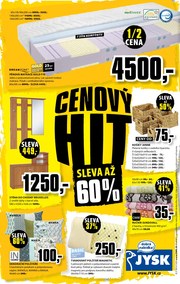akční leták Jysk 20.12.2012-24.12.2012