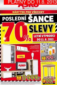 akční leták ASKO 25.7.2013-11.8.2013