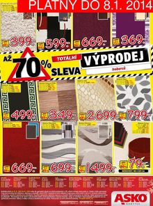 akční leták ASKO 21.12.2013-8.1.2014