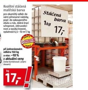stáčený malířský nátěr 