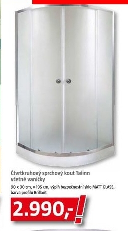 sprchový kout Taiinn s vaničkou