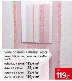 série obkladů a dlažby Fresca