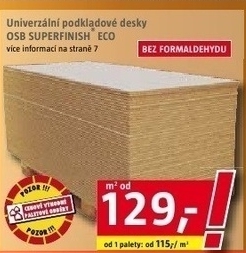 SUPERFINISH ECO ,OSB deska 