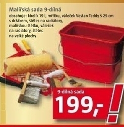 malířská sada 9-dílná