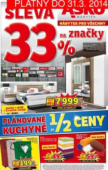 akční leták ASKO 3.3.2014-31.3.2014