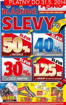 akční leták ASKO 1.5.2014-31.5.2014