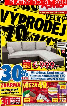 akční leták ASKO 1.7.2014-13.7.2014