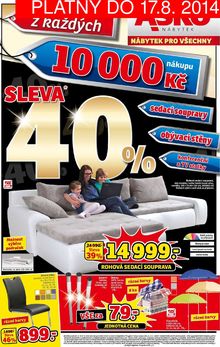 akční leták ASKO 1.8.2014-17.8.2014