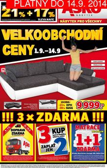 akční leták ASKO 1.9.2014-14.9.2014