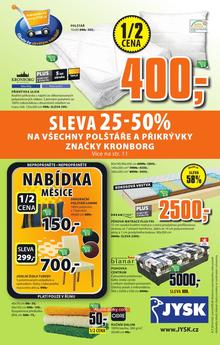akční leták Jysk 2.10.2014-8.10.2014