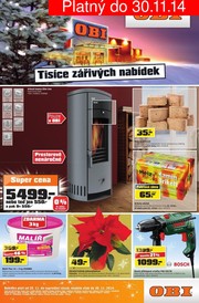 akční leták OBI 20.11.2014-30.11.2014