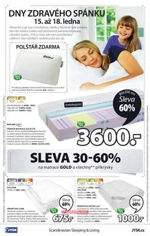 akční leták Jysk 15.1.2015-18.1.2015