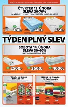 akční leták Jysk 12.2.2015-18.2.2015