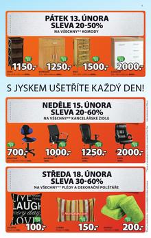 akční leták Jysk 12.2.2015-18.2.2015