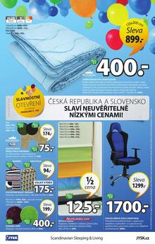 akční leták Jysk 26.3.2015-8.4.2015