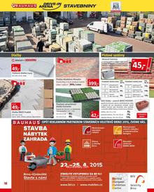 akční leták BAUHAUS 3.4.2015-30.4.2015