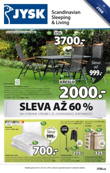 akční leták Jysk 28.5.2015-10.6.2015