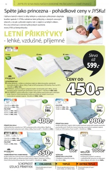 akční leták Jysk 4.6.2015-17.6.2015