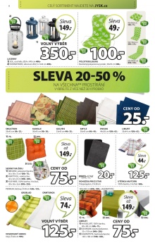 akční leták Jysk 4.6.2015-17.6.2015
