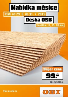 akční leták OBI 29.6.2015-31.7.2015