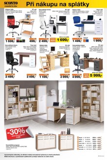 akční leták Sconto nábytek 2.9.2015-15.9.2015