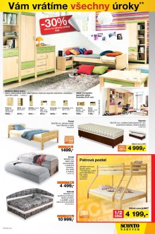 akční leták Sconto nábytek 2.9.2015-15.9.2015