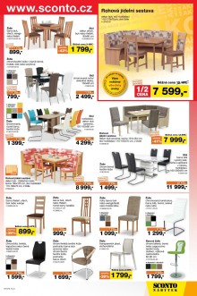 akční leták Sconto nábytek 2.9.2015-15.9.2015