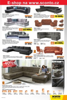 akční leták Sconto nábytek 2.9.2015-15.9.2015