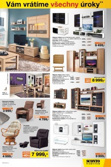 akční leták Sconto nábytek 2.9.2015-15.9.2015