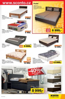 akční leták Sconto nábytek 2.9.2015-15.9.2015