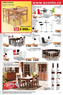 akční leták Sconto nábytek 16.9.2015-29.9.2015