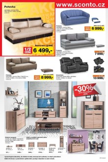 akční leták Sconto nábytek 16.9.2015-29.9.2015