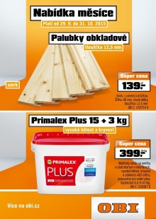akční leták OBI 29.9.2015-31.10.2015