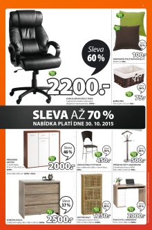akční leták Jysk 29.10.2015-11.11.2015