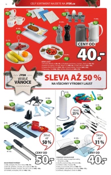 akční leták Jysk 10.12.2015-23.12.2015