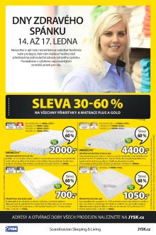 akční leták Jysk 14.1.2016-27.1.2016
