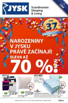 akční leták Jysk 31.3.2016-13.4.2016