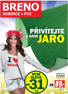 akční leták Breno koberce 7.4.2016-30.4.2016