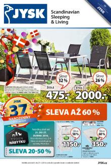 akční leták Jysk 21.4.2016-27.4.2016