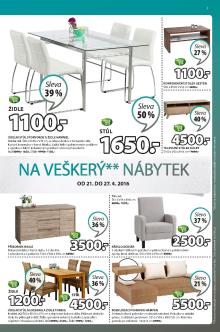 akční leták Jysk 21.4.2016-27.4.2016