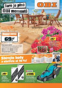 akční leták OBI 27.4.2016-8.5.2016