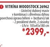 Vitrína WOODSTOCK dub 26962