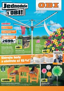 akční leták OBI 18.5.2016-29.5.2016