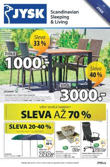 akční leták Jysk 26.5.2016-8.6.2016