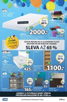 akční leták Jysk 23.6.2016-6.7.2016
